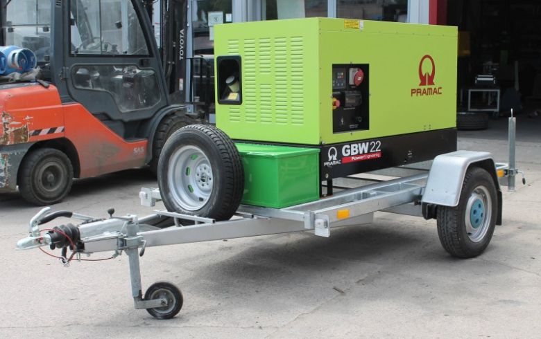 GENERATOR PRAMAC GBW 22, 15,47 kW 2015r