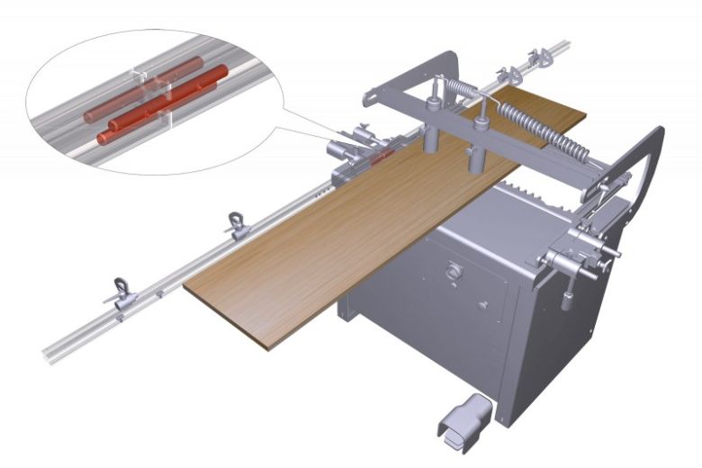 Zestaw do łączenia dwóch aluminiowych prowadnic do Maggi BS21, BS21 TECHNOLOGY, BS23, BS29, BS35