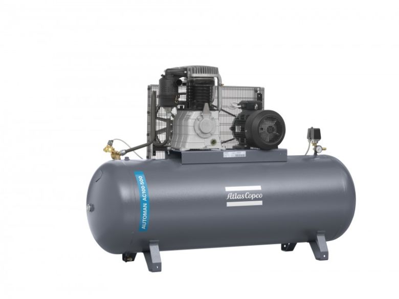 Kompresor, sprężarka 500L ATLAS COPCO AC 100 E 500 T