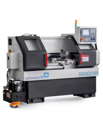 Tokarka CNC z płaskim łożem do metalu TechnologieCNC 320 x1000 SIMENS SINUMERIK 808D